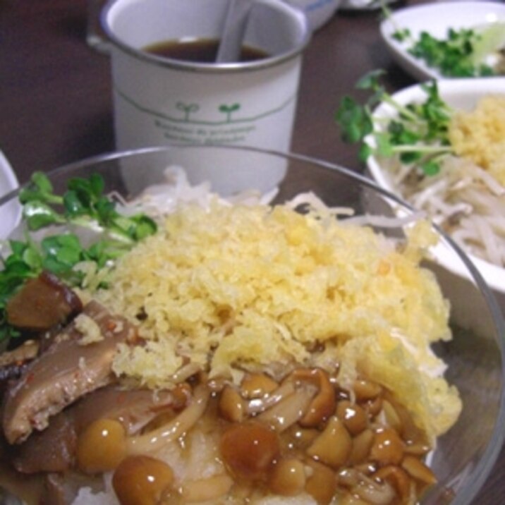 質素材ばっかりでも立派にぶっかけそうめん